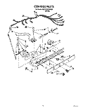 CONTROL Diagram and Parts List for 6ED22RQXWW00  Whirlpool Refrigerator