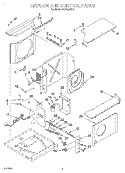 Part Location Diagram of 1160676 Whirlpool PANEL-CNTL