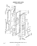 FREEZER DOOR Diagram and Parts List for ED26SSXMWR1  Whirlpool Refrigerator