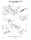 AIRFLOW AND CONTROL Diagram and Parts List for ACP602XP0  Whirlpool Air Conditioner