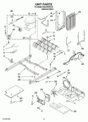 UNIT PARTS Diagram and Parts List for ED2LHEXTD10  Whirlpool Refrigerator