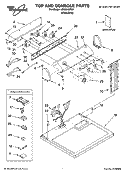 Part Location Diagram of 8545998 Whirlpool PANEL-CNTL