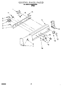 CONTROL PANEL Diagram and Parts List for KAWE667BWH1  KitchenAid Washer