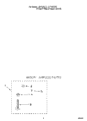 MISCELLANEOUS Diagram and Parts List for LSR7233DZ1  Whirlpool Washer