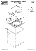 Part Location Diagram of W10150642 Whirlpool Feature Sheet