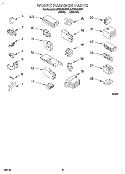 WIRING HARNESS Diagram and Parts List for LSC9245BN1  Whirlpool Washer
