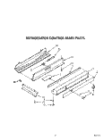 REFRIGERATOR CONTROL PANEL Diagram and Parts List for KSSS36DWW01  KitchenAid Refrigerator