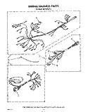 WIRING HARNESS Diagram and Parts List for RE953PXPT2  Whirlpool Range