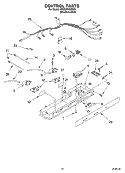CONTROL Diagram and Parts List for 3XES0FHGKS01  Whirlpool Refrigerator