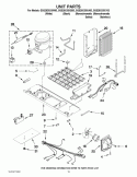UNIT PARTS Diagram and Parts List for GSS26C5XXY03  Whirlpool Refrigerator