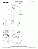 HOOD PARTS Diagram and Parts List for IH53503WS0  Whirlpool Range Hood