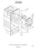 LINER Diagram and Parts List for ET14ZKXWW01  Whirlpool Refrigerator