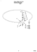 HEATER Diagram and Parts List for KUDX23HB0  KitchenAid Dishwasher
