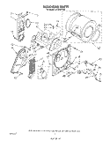 SECTION Diagram and Parts List for LE5320XTM0  Whirlpool Dryer
