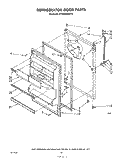 REFRIGERATOR DOOR, NOT ILLUSTRATED Diagram and Parts List for ET16AKXRWR3  Whirlpool Refrigerator