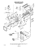 ICEMAKER Diagram and Parts List for 3ED26MMXRWR0  Whirlpool Refrigerator