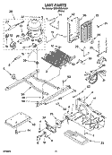 UNIT PARTS Diagram and Parts List for BRS70BBANA01  Whirlpool Refrigerator