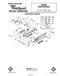 Part Location Diagram of 300242 Whirlpool Barrier, Pushbutton Switch