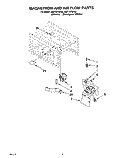 MAGNETRON AND AIR FLOW, OPTIONAL Diagram and Parts List for RM770PXAQ0  Whirlpool Wall Oven