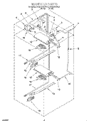 Part Location Diagram of 4362745 Whirlpool Gasket