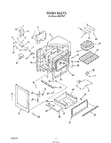 OVEN Diagram and Parts List for F5007^1  Whirlpool Range