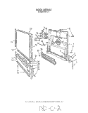 DOOR Diagram and Parts List for 8567L10  Roper Dishwasher