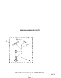 MISCELLANEOUS Diagram and Parts List for CA2762XSW4  Whirlpool Washer