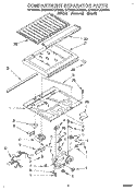 Part Location Diagram of 2172826 Whirlpool BOTTOM-SEP