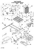 UNIT PARTS Diagram and Parts List for TS22AFXKT07  Estate Refrigerator