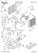 UNIT, LITERATURE Diagram and Parts List for ACE184XK0  Whirlpool Air Conditioner