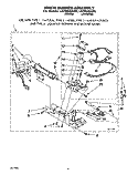694670 BURNER Diagram and Parts List for LGP6646AW0  Whirlpool Dryer