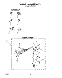WIRING HARNESS Diagram and Parts List for LA7000XTF1  Whirlpool Washer