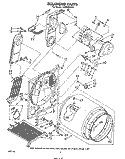 SECTION Diagram and Parts List for LE9800XSW0  Whirlpool Dryer