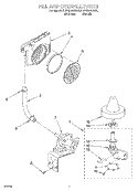 FILL AND OVERFILL Diagram and Parts List for KUDS24SEBT5  KitchenAid Dishwasher