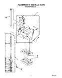 POWERSCREW AND RAM Diagram and Parts List for TC4700XYP0  Whirlpool Trash Compactor