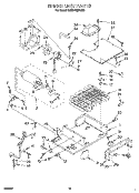 UPPER UNIT Diagram and Parts List for KSSS48MAX03  KitchenAid Refrigerator