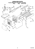 ICEMAKER PARTS, OPTIONAL PARTS (NOT INCLUDED) Diagram and Parts List for KBFL25ETWH01  KitchenAid Refrigerator