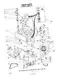 DRIVE Diagram and Parts List for LA6800XKW0  Whirlpool Washer