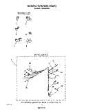 WIRING HARNESS Diagram and Parts List for LA8200XWW0  Whirlpool Washer