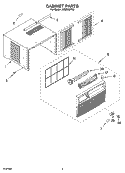 Part Location Diagram of 8209896 Whirlpool Channel, Top