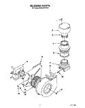 BLOWER Diagram and Parts List for KUDJ23HYWH0  KitchenAid Dishwasher