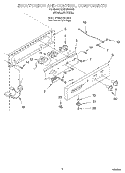 ESCUTCHEON AND CONTROL Diagram and Parts List for KUIS185GSS0  KitchenAid Ice Maker