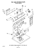 SECTION Diagram and Parts List for LE6680XSW0  Whirlpool Dryer