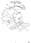 CONTROL Diagram and Parts List for 4YGD25DCHW00  Whirlpool Refrigerator