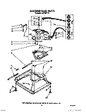 MACHINE BASE Diagram and Parts List for LA5700XTN1  Whirlpool Washer