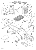 UNIT Diagram and Parts List for KSRS27FGBL02  KitchenAid Refrigerator