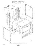 EXTERNAL OVEN Diagram and Parts List for SF305EERW5  Whirlpool Range