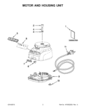 Part Location Diagram of W10592585 Whirlpool CORD-POWER