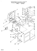 DISPENSER FRONT Diagram and Parts List for 4ED25DQXDW02  Whirlpool Refrigerator
