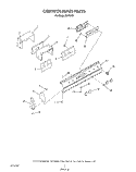 CONTROL PANEL Diagram and Parts List for D6757^1  Whirlpool Range